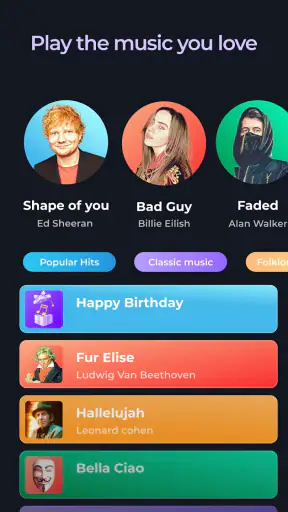 Piano - music & songs games