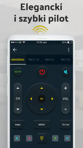 Pilot do Telewizora uniwersaly