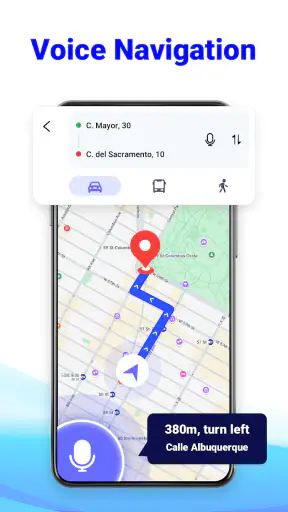 Planowanie trasy GPS: radarowa