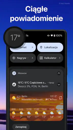 Pogoda i widget - Weawow