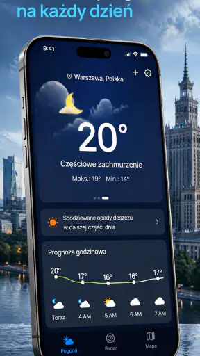 Pogoda Radar opadów i prognoza