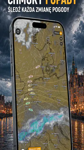 Pogoda Radar opadów i prognoza