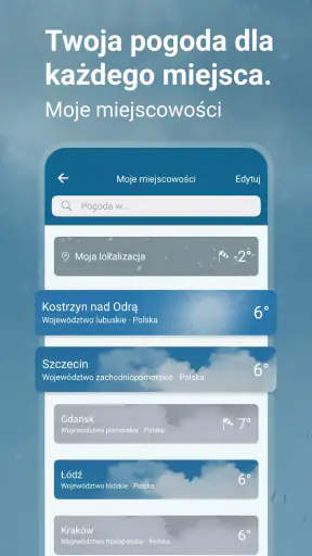 Pogoda & Radar - opady i burze