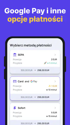 Profee: Przesyłaj pieniężne