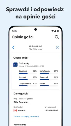 Pulse dla obiektów Booking.com