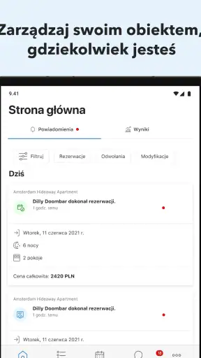 Pulse dla obiektów Booking.com