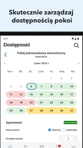 Pulse dla obiektów Booking.com