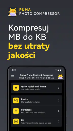 Puma: Zmniejsz Rozmiar Zdjęcia
