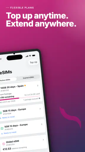 Quibity: eSIM na podróże