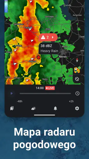 Radar Burz i Opadów RainViewer