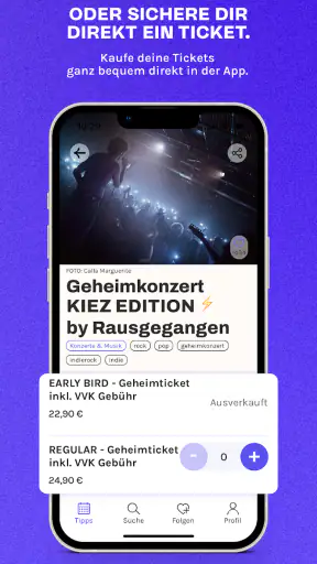 Rausgegangen: Events entdecken