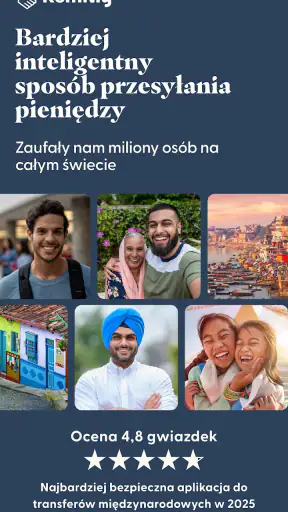 Remitly: wyślij pieniądze