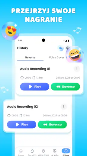 Reverse Song & Voice