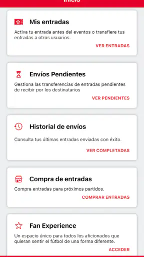 RFEF Tickets