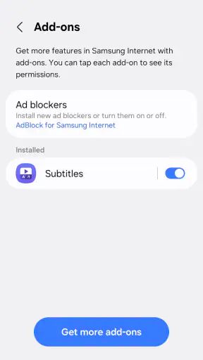 Samsung Browser