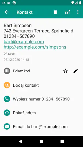 Skaner QR i kodów kreskowych