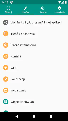 Skaner QR i kodów kreskowych