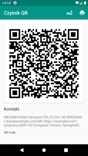 Skaner QR i kodów kreskowych