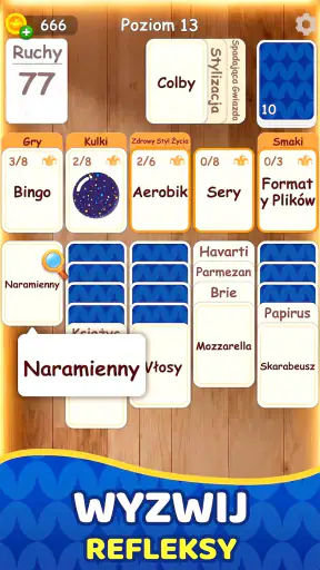 Słowny Pasjans: Solitaire
