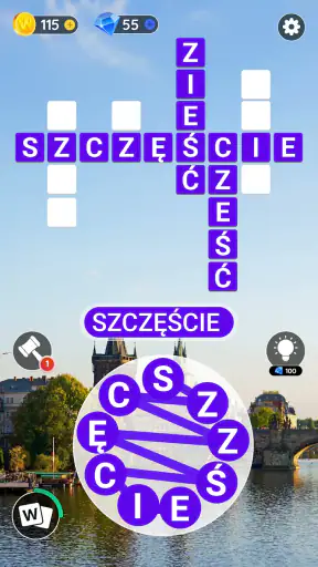 Słowo Miasto:Połącz grę słowną