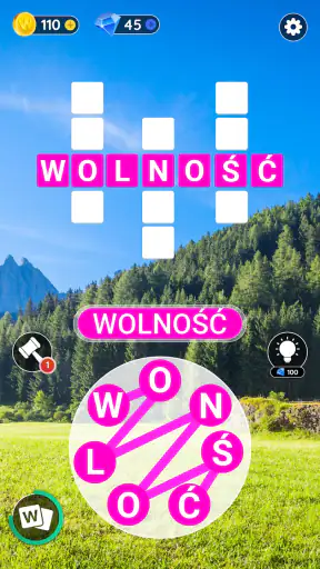 Słowo Miasto:Połącz grę słowną