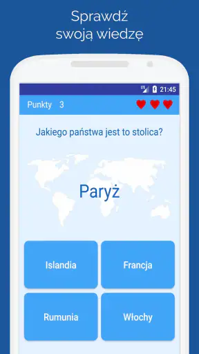 Stolice państw świata quiz