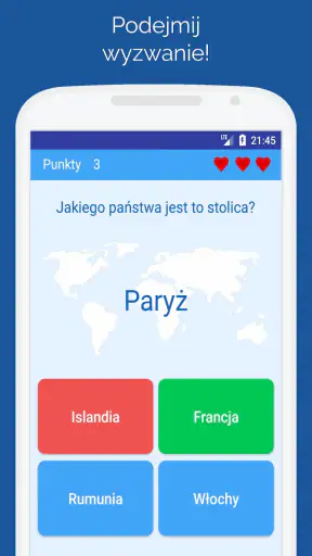 Stolice państw świata quiz