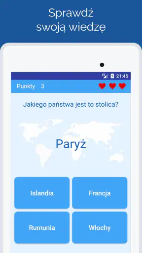 Stolice państw świata quiz