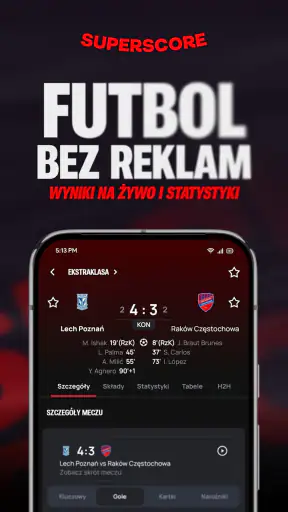 Superscore - piłkarskie wyniki