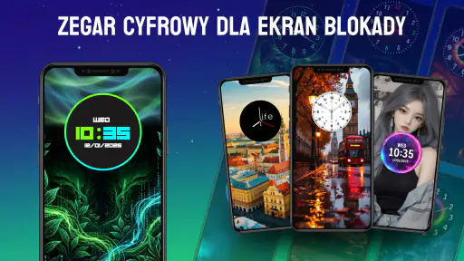 świecący zegar cyfrowy tapeta