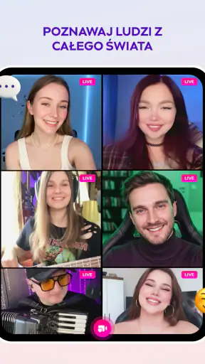 Tango-live stream i czat wideo