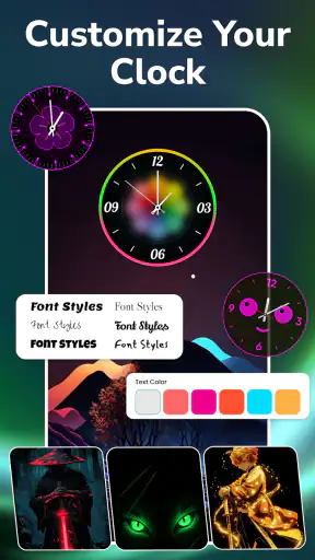 Inteligentny Zegrek Neon Zegar