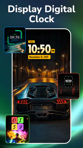 Inteligentny Zegrek Neon Zegar