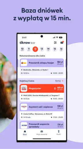Tikrow - praca na dniówki