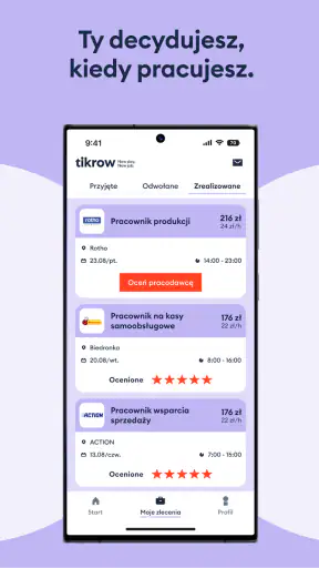 Tikrow - praca na dniówki
