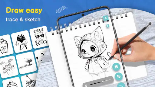 Trace Drawing-Sketch and Paint
