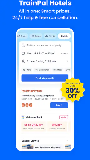 TrainPal - Cheap Train Tickets
