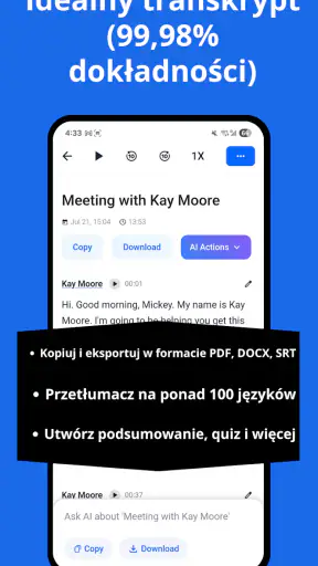 Audio na Tekst: Transkrypcja