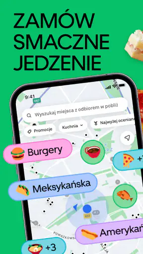 Uber Eats: dostawa jedzenia