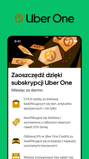 Uber Eats: dostawa jedzenia