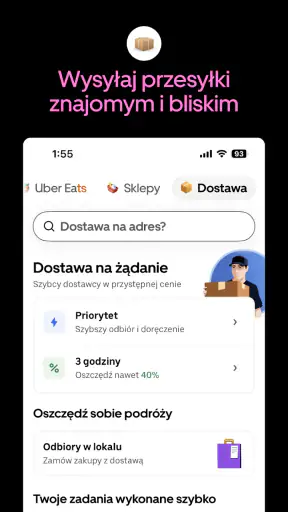 Uber Zamawiaj przejazdy i taxi