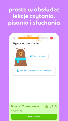 Ucz się języków z Duolingo