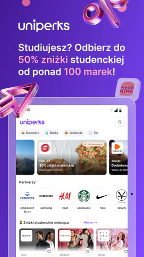 uniperks: zniżki studenckie