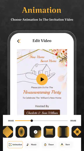 Video Invitation Card Maker