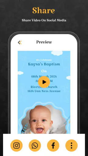 Video Invitation Card Maker