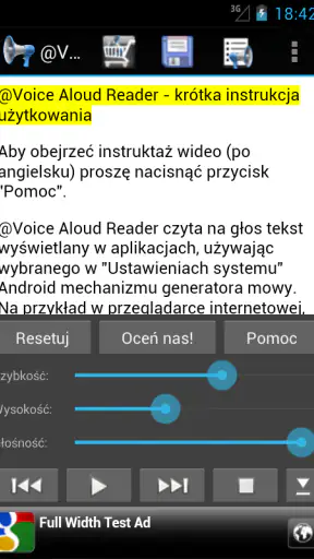 @Voice: Czytanie Tekstu Głosem
