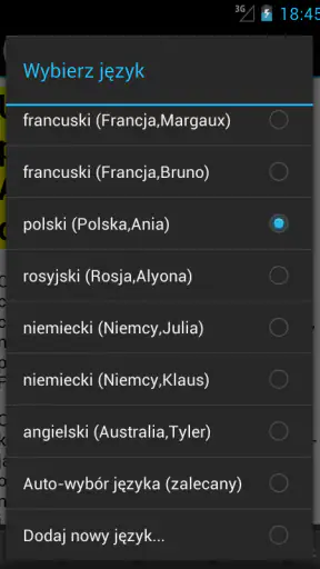 @Voice: Czytanie Tekstu Głosem