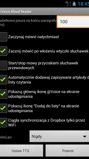 @Voice: Czytanie Tekstu Głosem