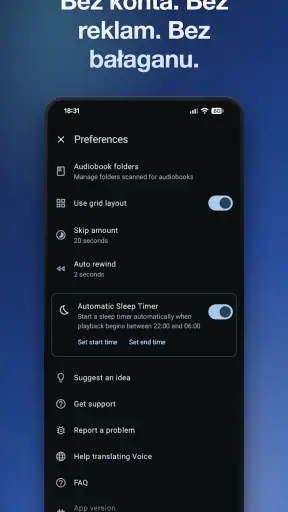 Voice Odtwarzacz audiobooków