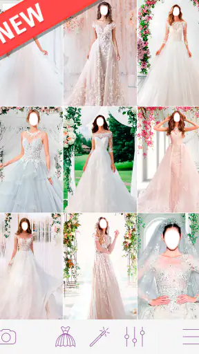 Wedding Dress Photo Montage